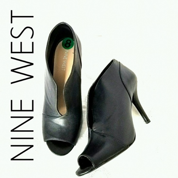 nine west bootie heels
